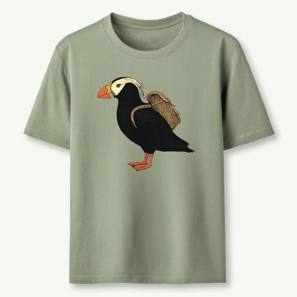 Tufted Puffin Backpacker T-Shirt