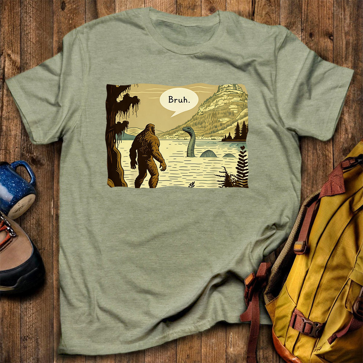 Sasquatch Loch Ness Monster Classic T-Shirt