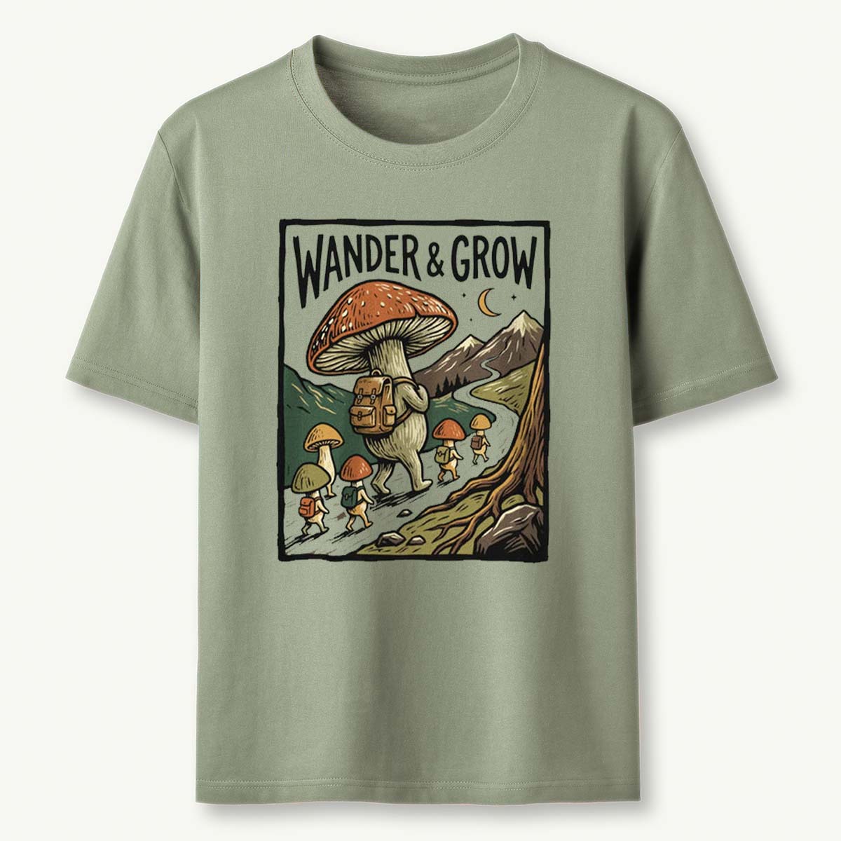 Wander & Grow Mushrooms T-Shirt