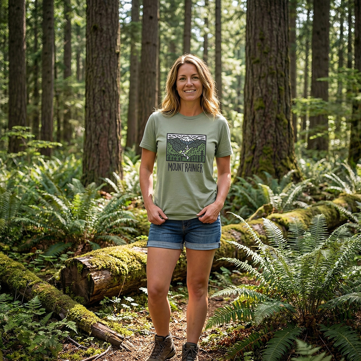 Mount Rainier National Park Tee Cotton Classic T-Shirt