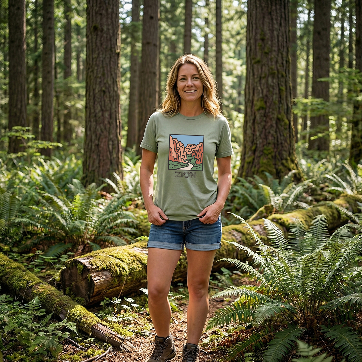 Zion National Park Tee Cotton Classic T-Shirt