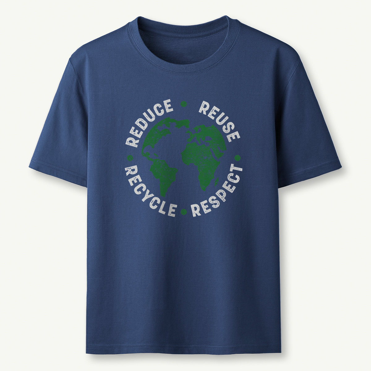 Reduce Reuse Recycle Respect Vintage Recycling Earth Day Essential T-Shirt