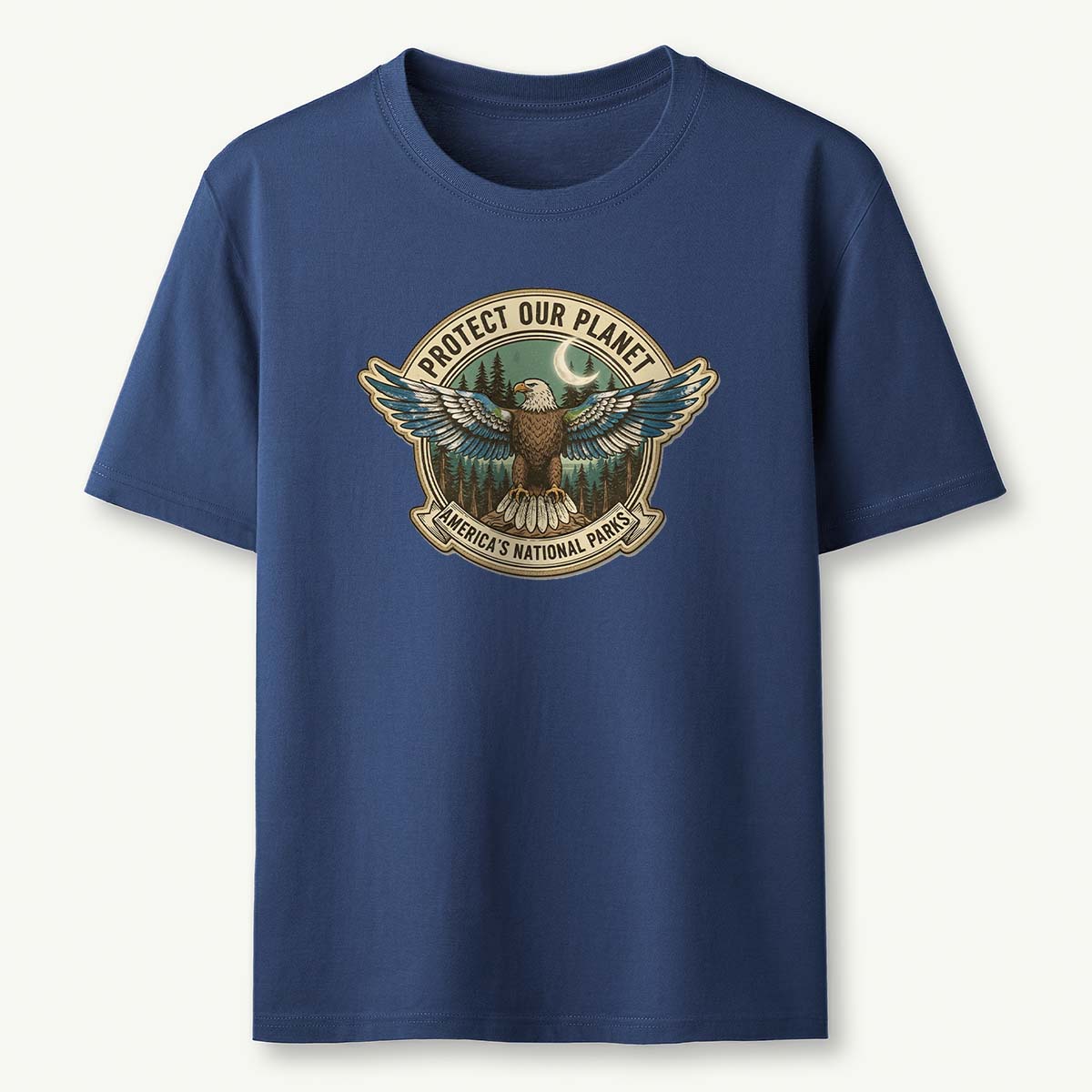 Protect Our Planet Americas National Parks Eagle Earth Day T-Shirt