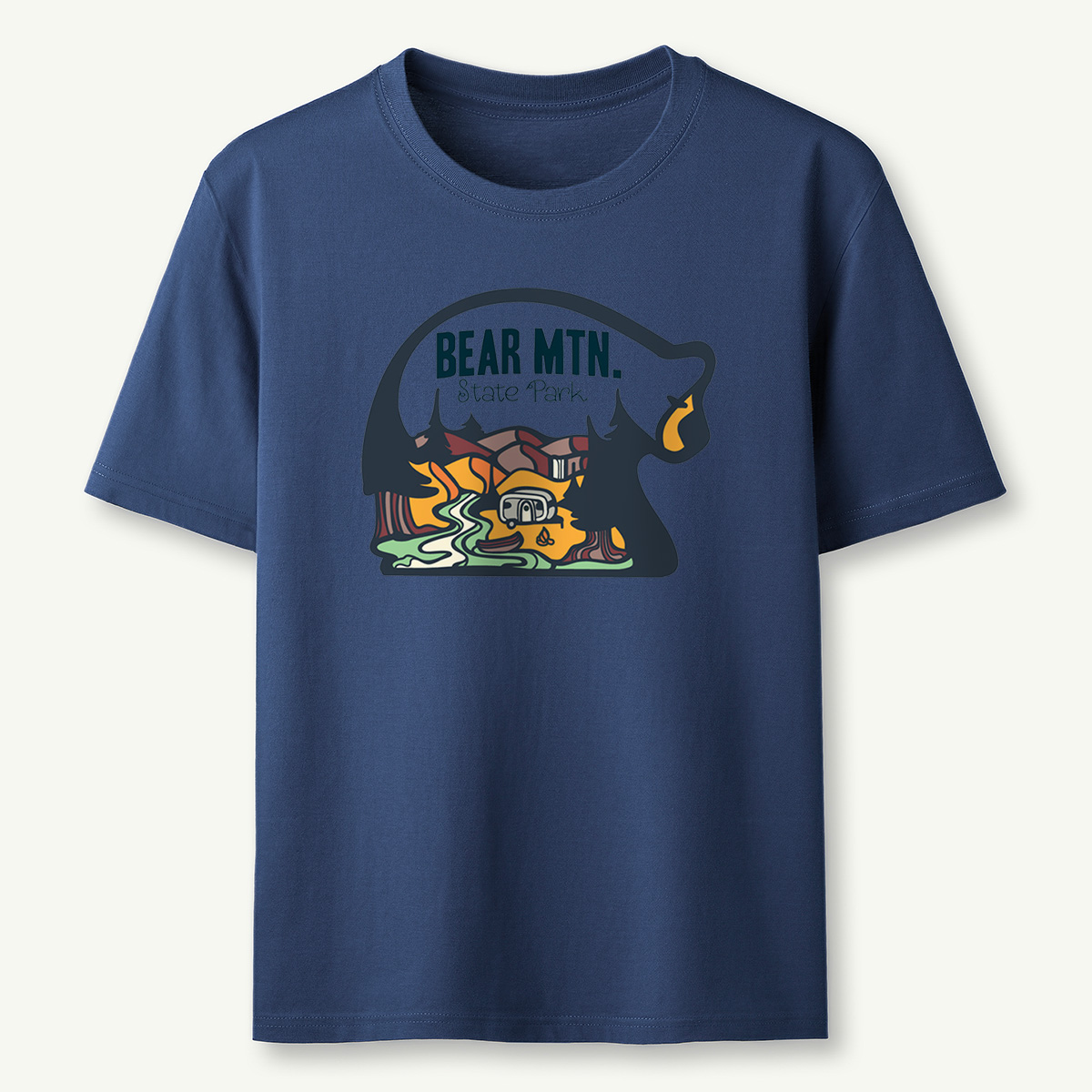 Camp Bear Tee Cotton Classic T-Shirt