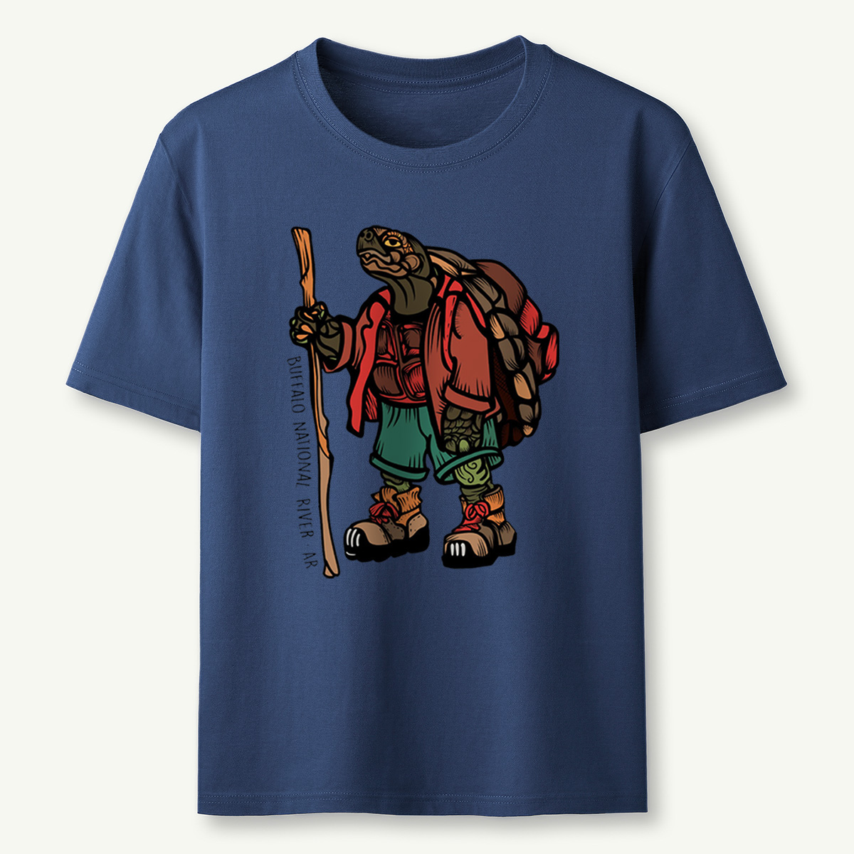 Turtle Hiker Tee Cotton Classic T-Shirt