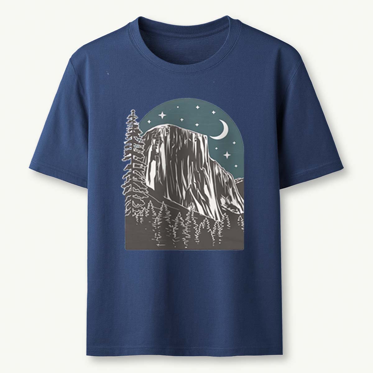 Yosemite at Night Tee Cotton Classic T-Shirt