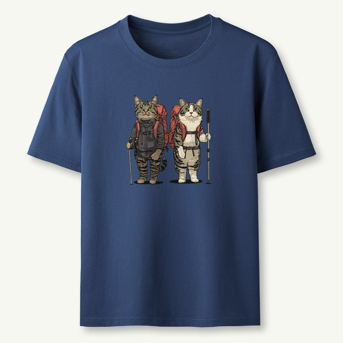 Cat Buddies Backpacker T-Shirt