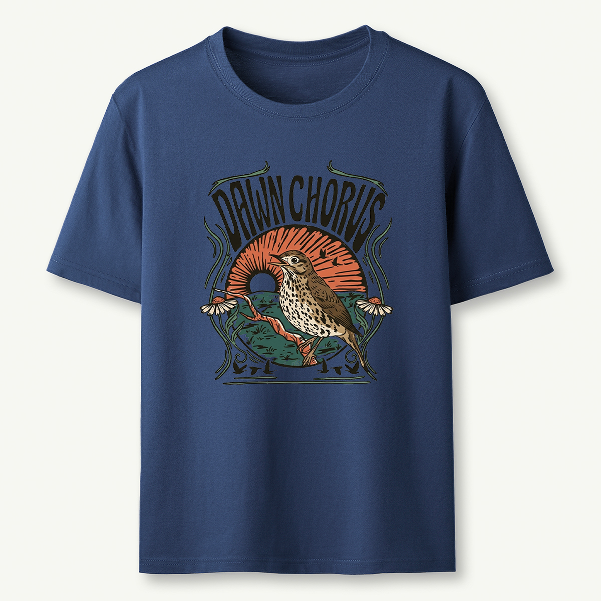 Dawn Chorus Bird Graphic T‑Shirt