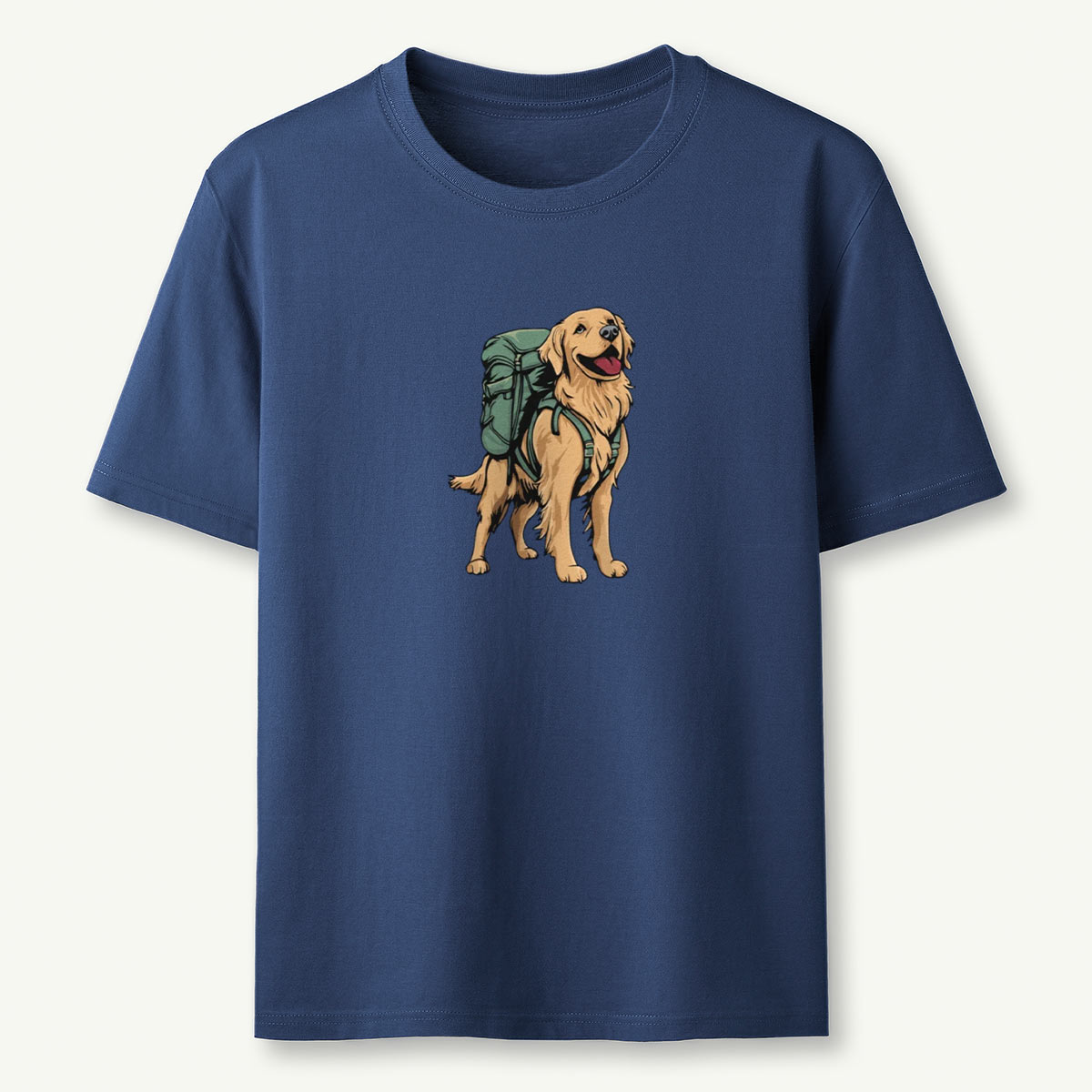 Golden Retriever Backpacker T-Shirt