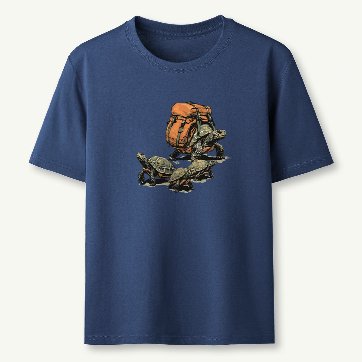 Turtle Family Backpacker -Shirt