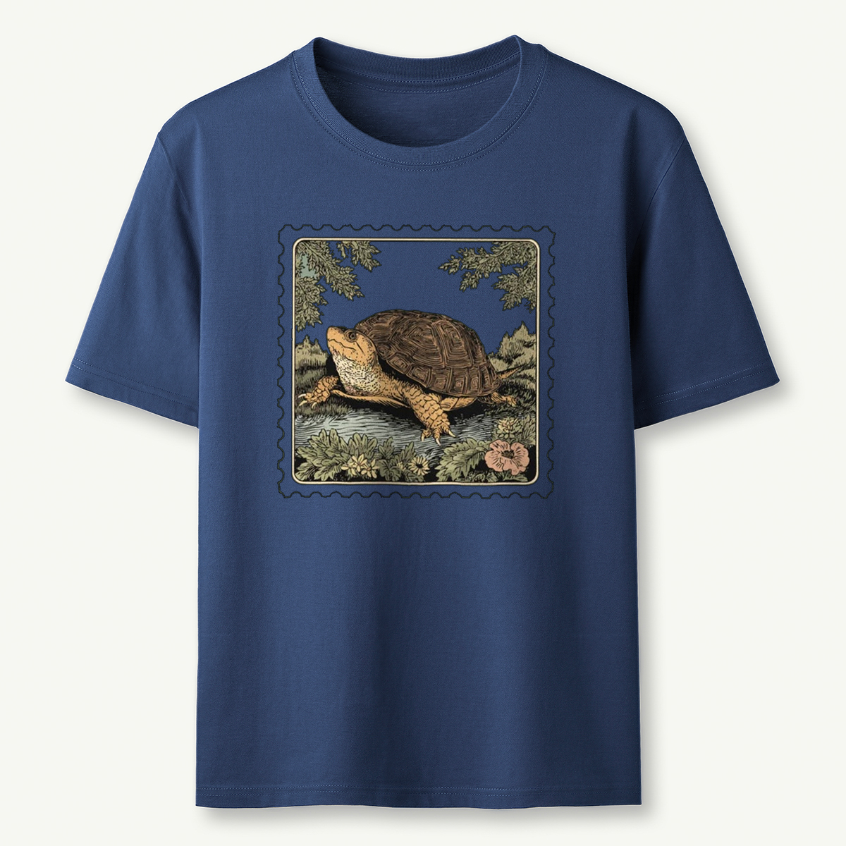 Box Turtle Stamp T-Shirt