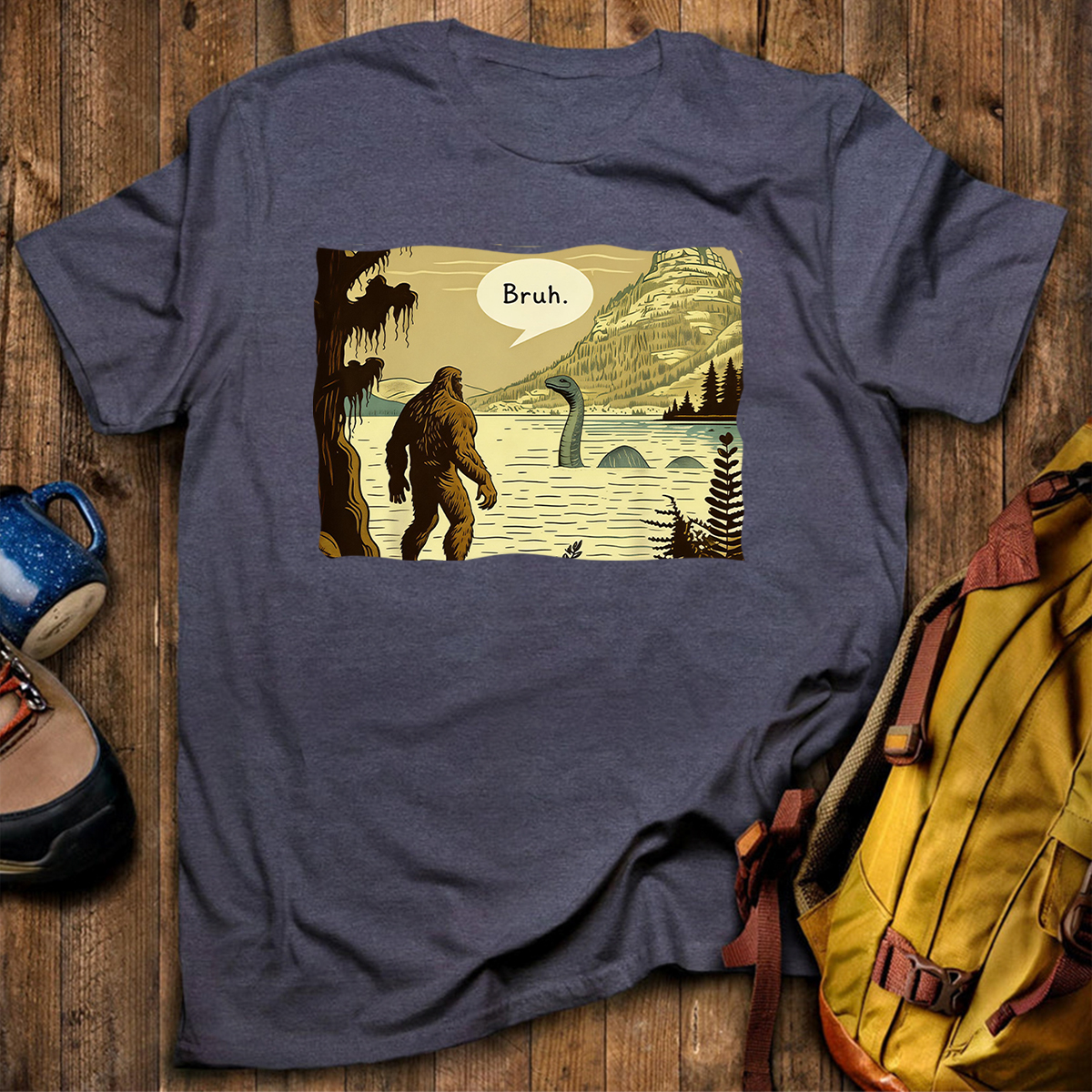 Sasquatch Loch Ness Monster Classic T-Shirt