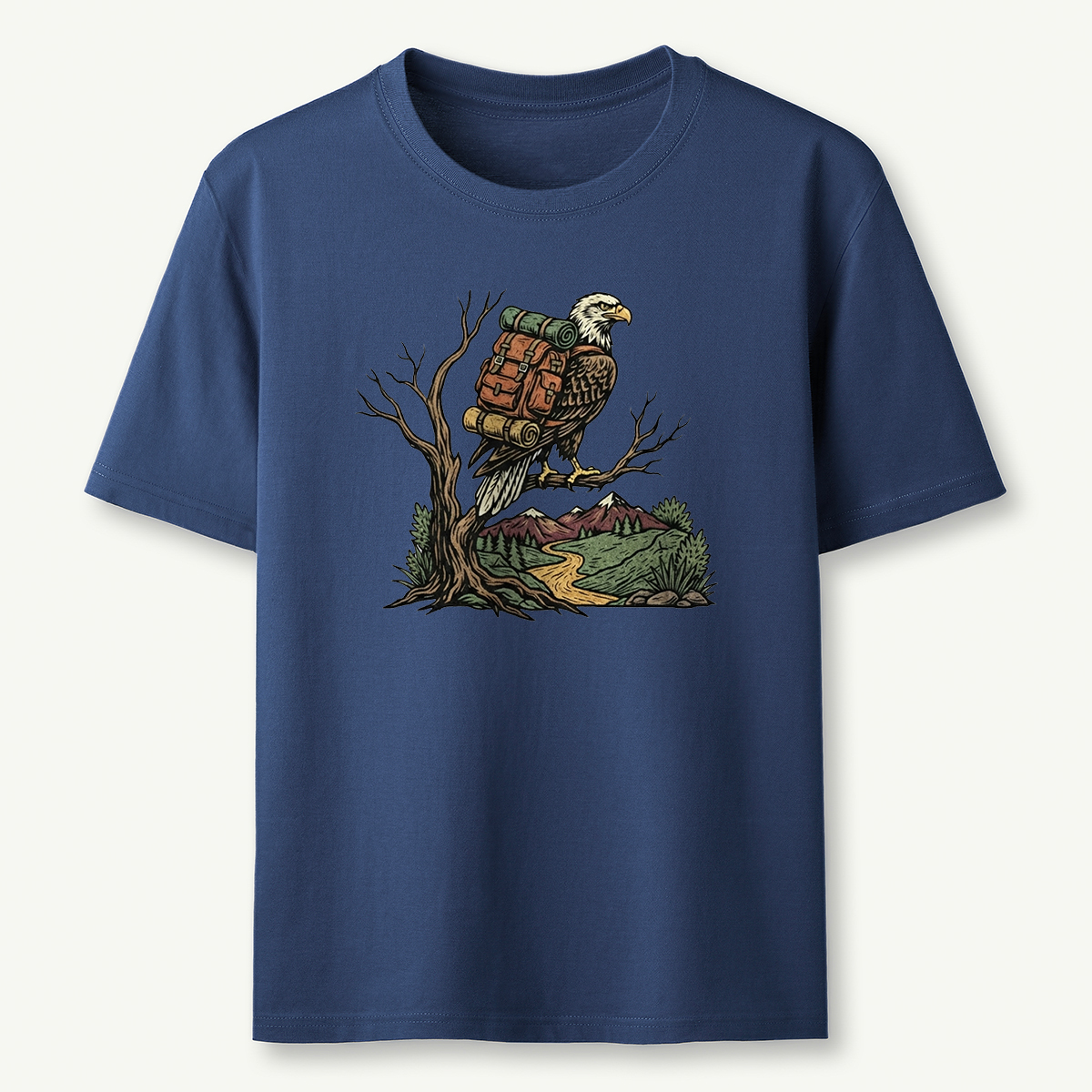 Eagle Backpacker On Branch T-Shirt