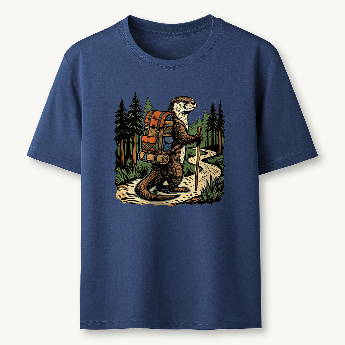 Otter Forest Backpacker T-Shirt