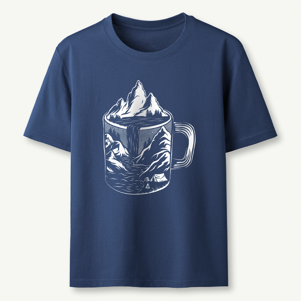 Coffee Mountain Scene T‑Shirt
