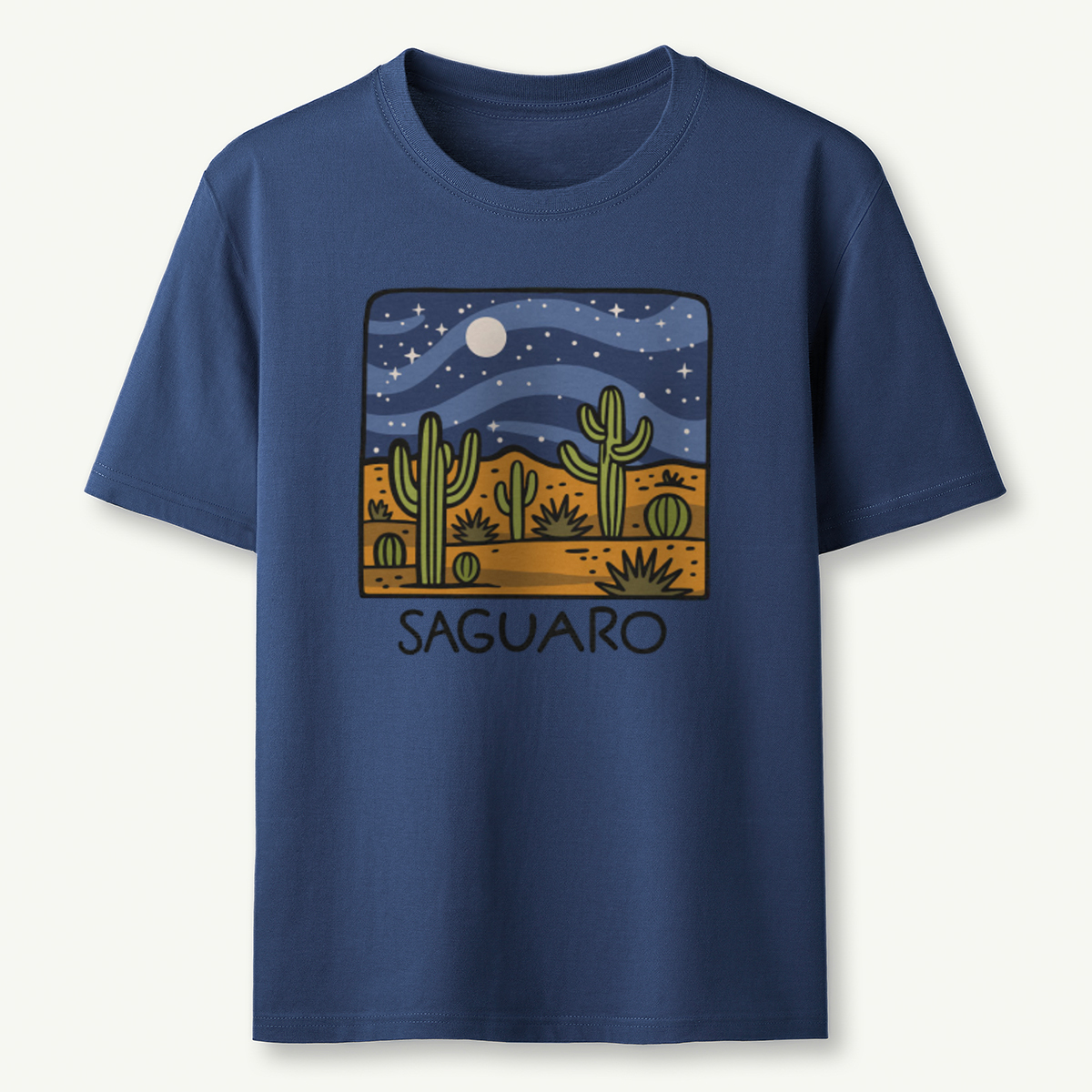 Saguaro at Night T-Shirt