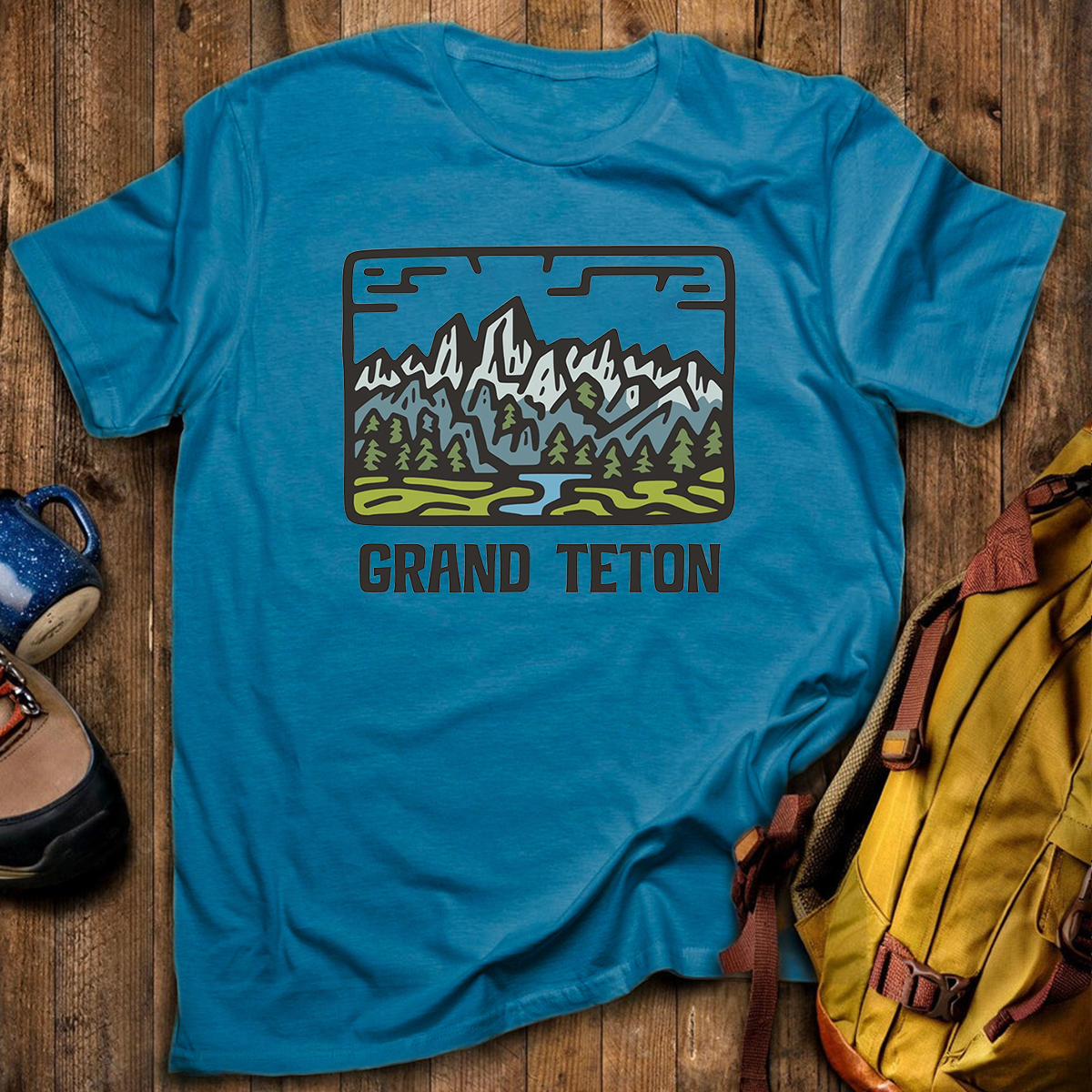 Grand Teton National Park Tee Cotton Classic T-Shirt