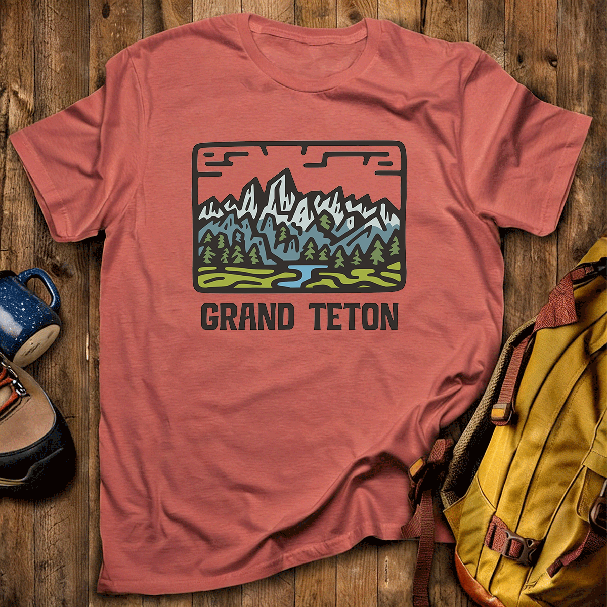 Grand Teton National Park Tee Cotton Classic T-Shirt