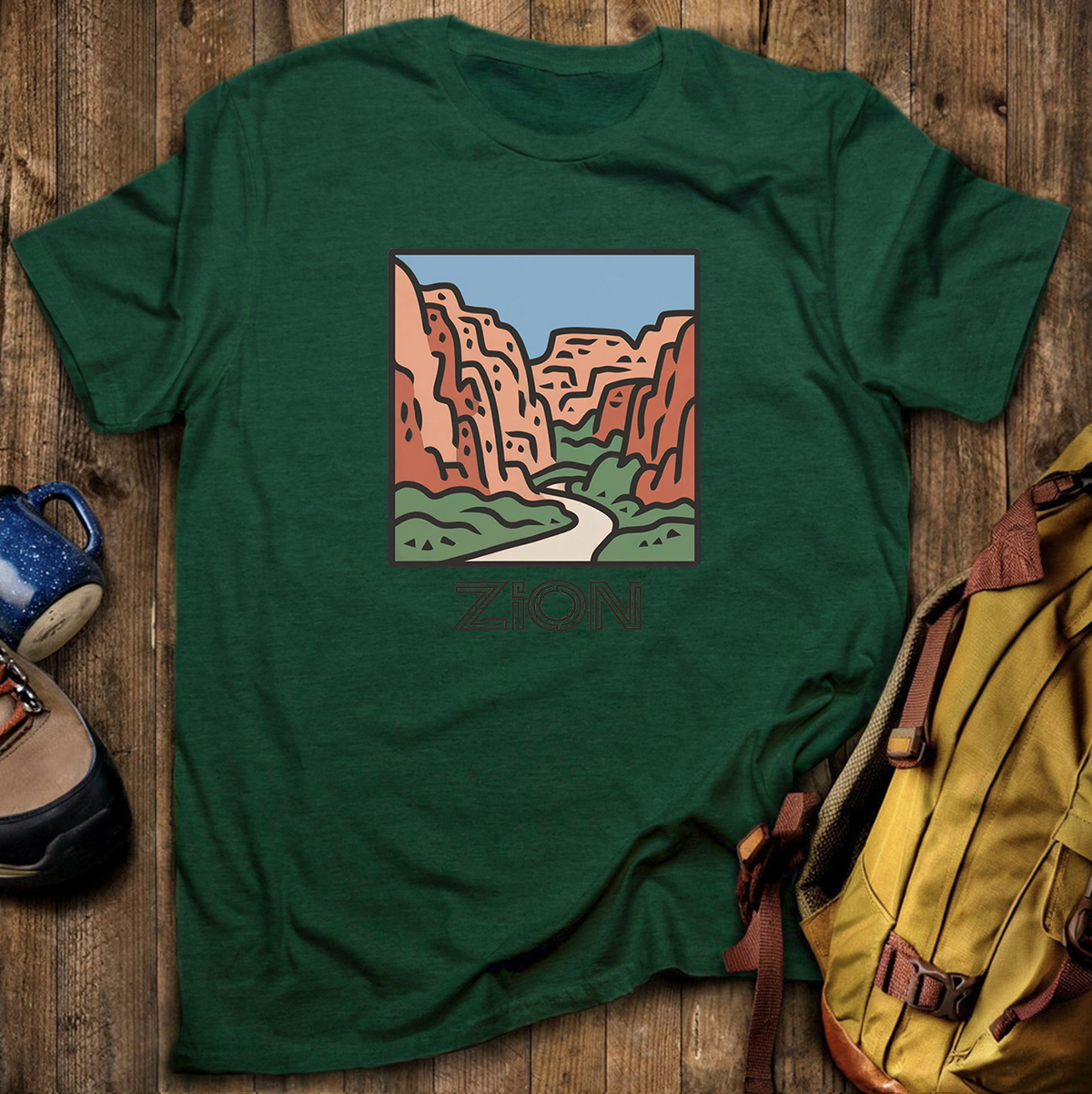 Zion National Park Tee Cotton Classic T-Shirt