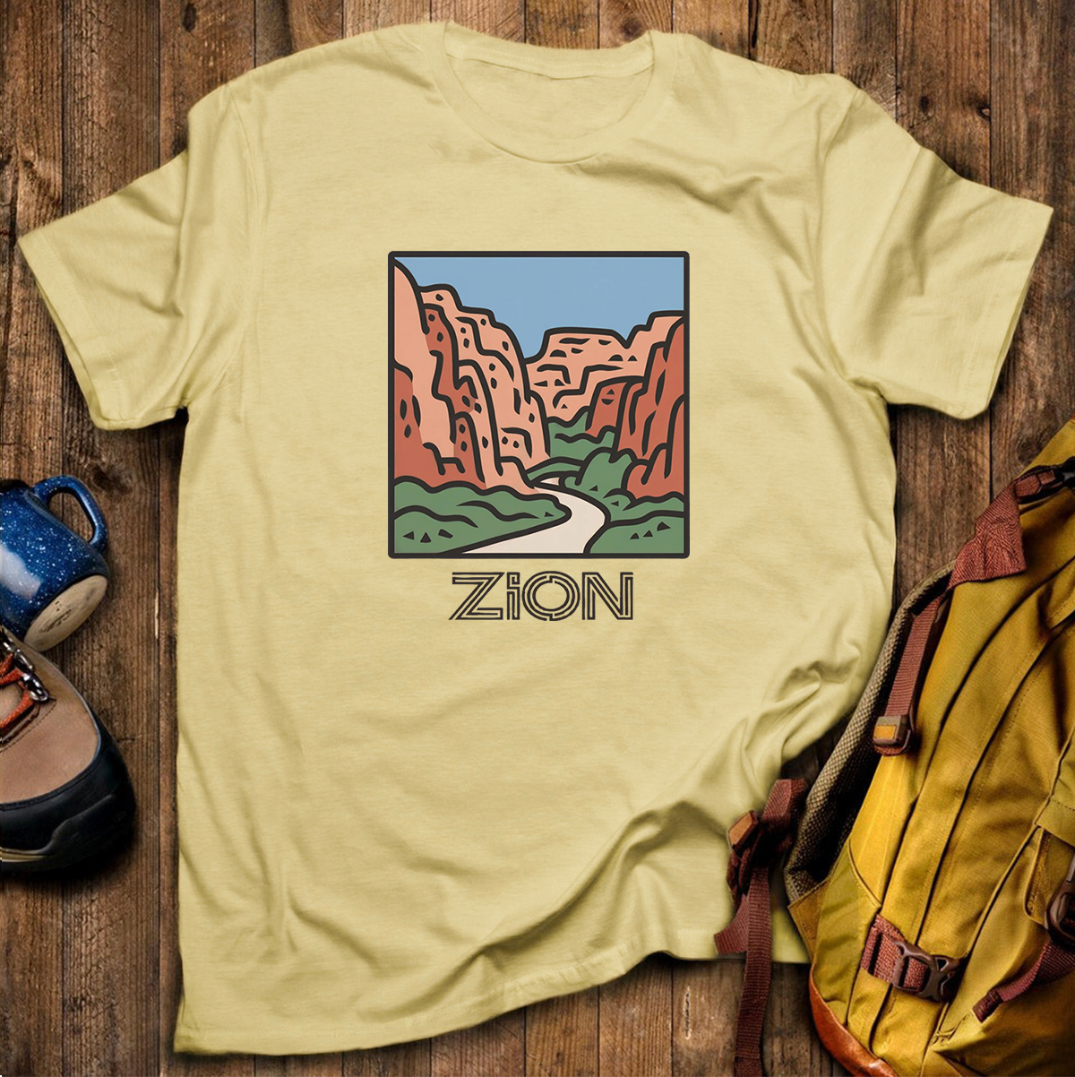 Zion National Park Tee Cotton Classic T-Shirt
