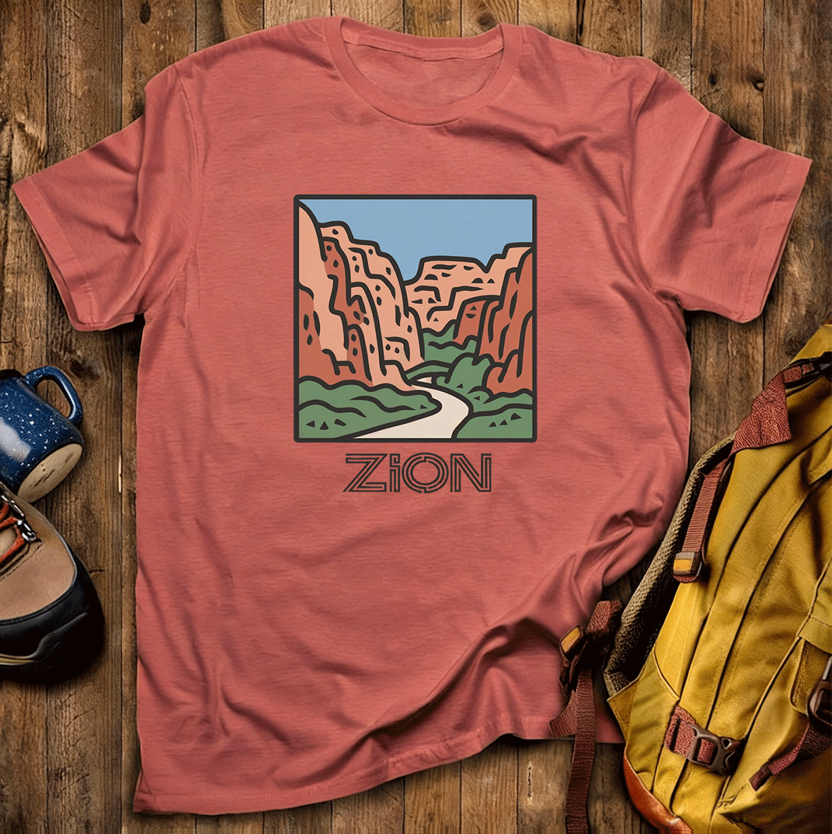 Zion National Park Tee Cotton Classic T-Shirt