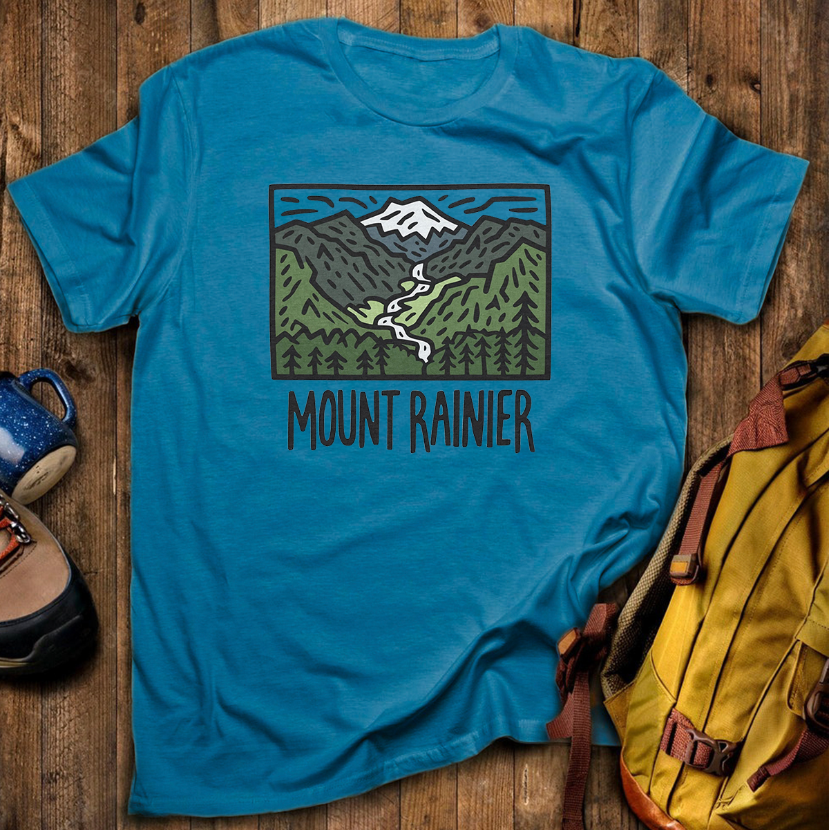 Mount Rainier National Park Tee Cotton Classic T-Shirt