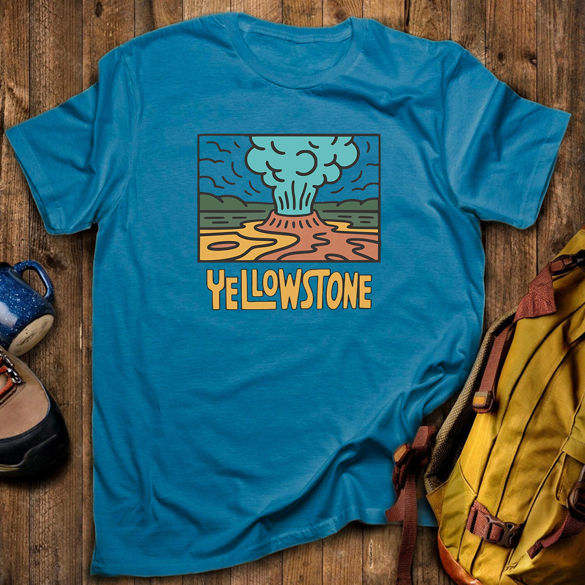 Yellowstone National Park Tee Cotton Classic T-Shirt