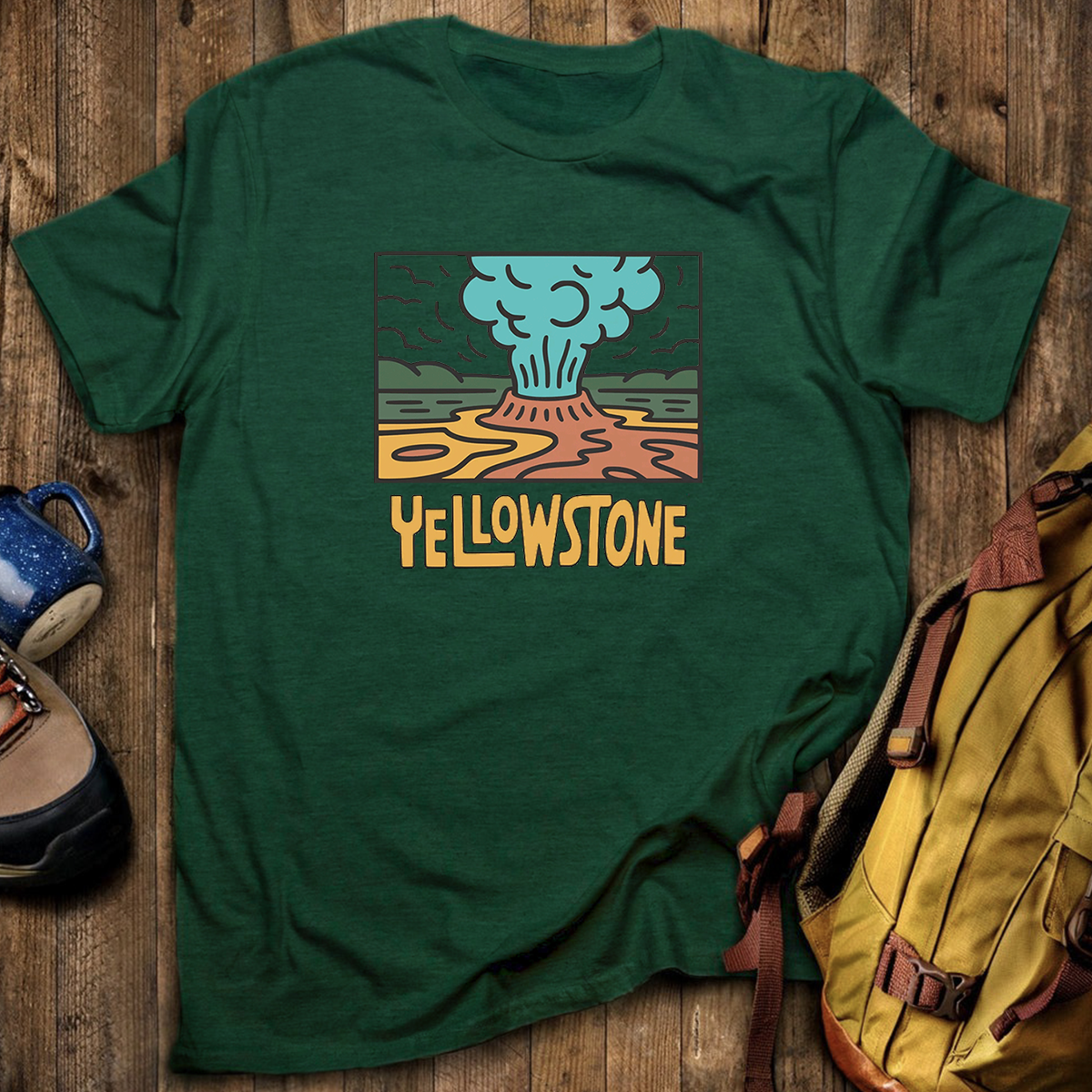 Yellowstone National Park Tee Cotton Classic T-Shirt