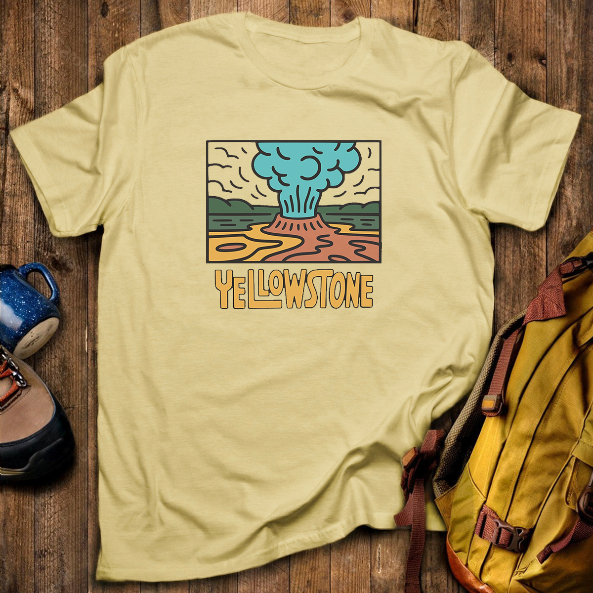 Yellowstone National Park Tee Cotton Classic T-Shirt