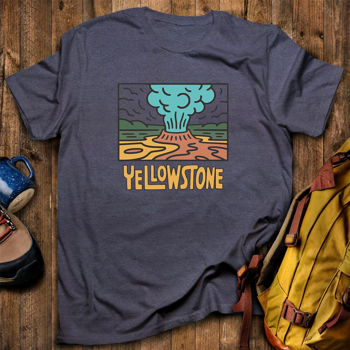 Yellowstone National Park Tee Cotton Classic T-Shirt