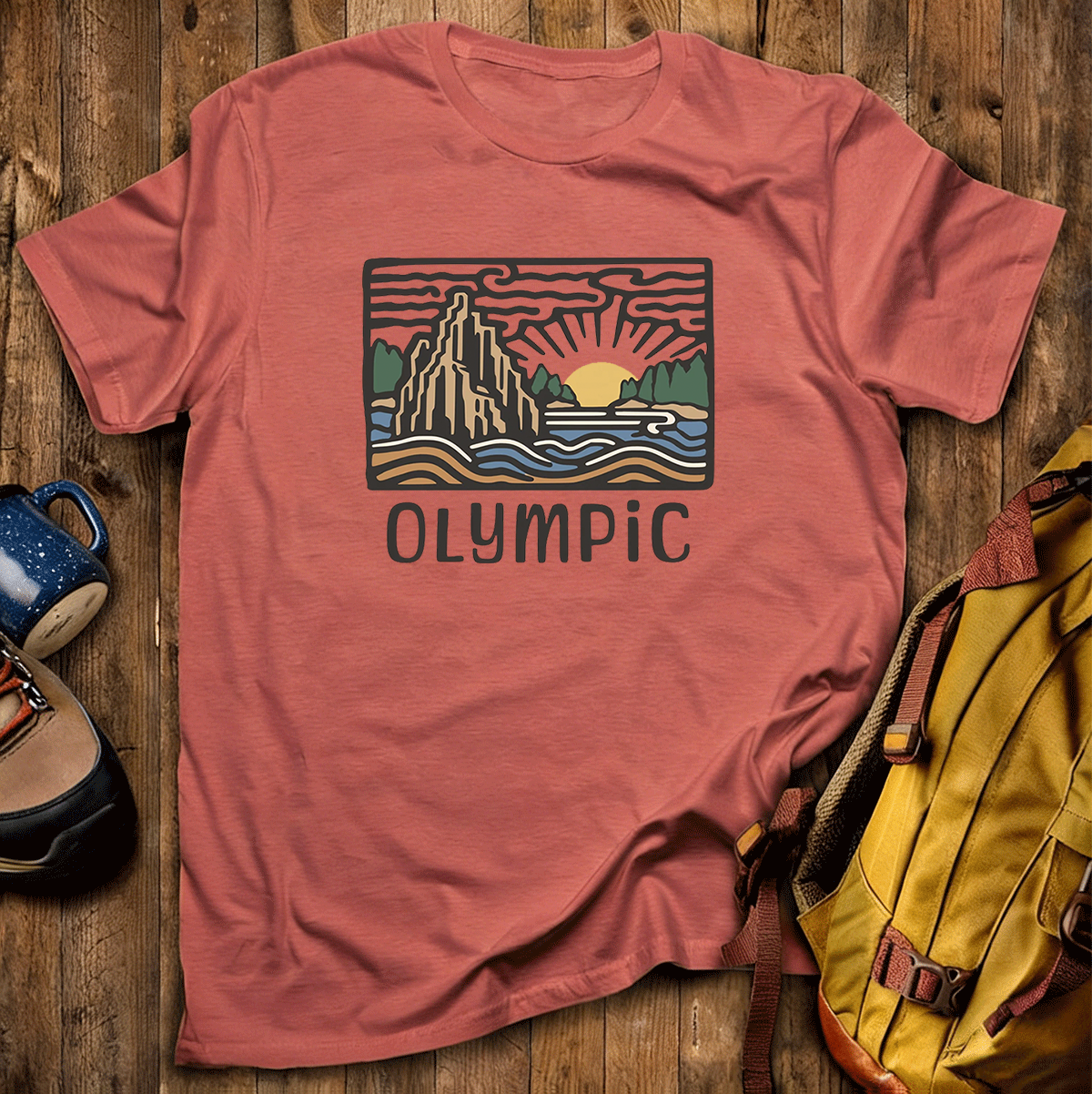 Olympic National Park Tee Cotton Classic T-Shirt