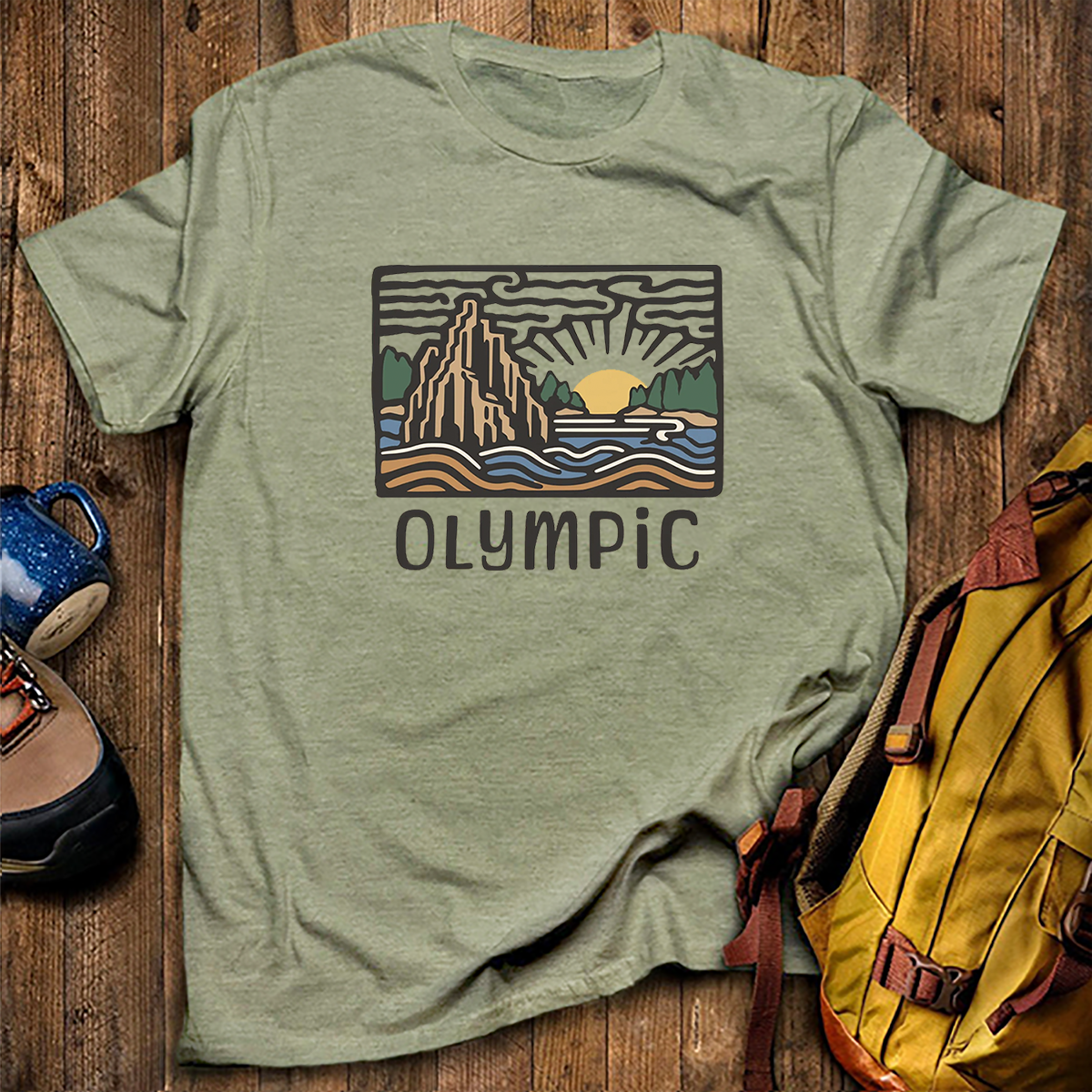 Olympic National Park Tee Cotton Classic T-Shirt