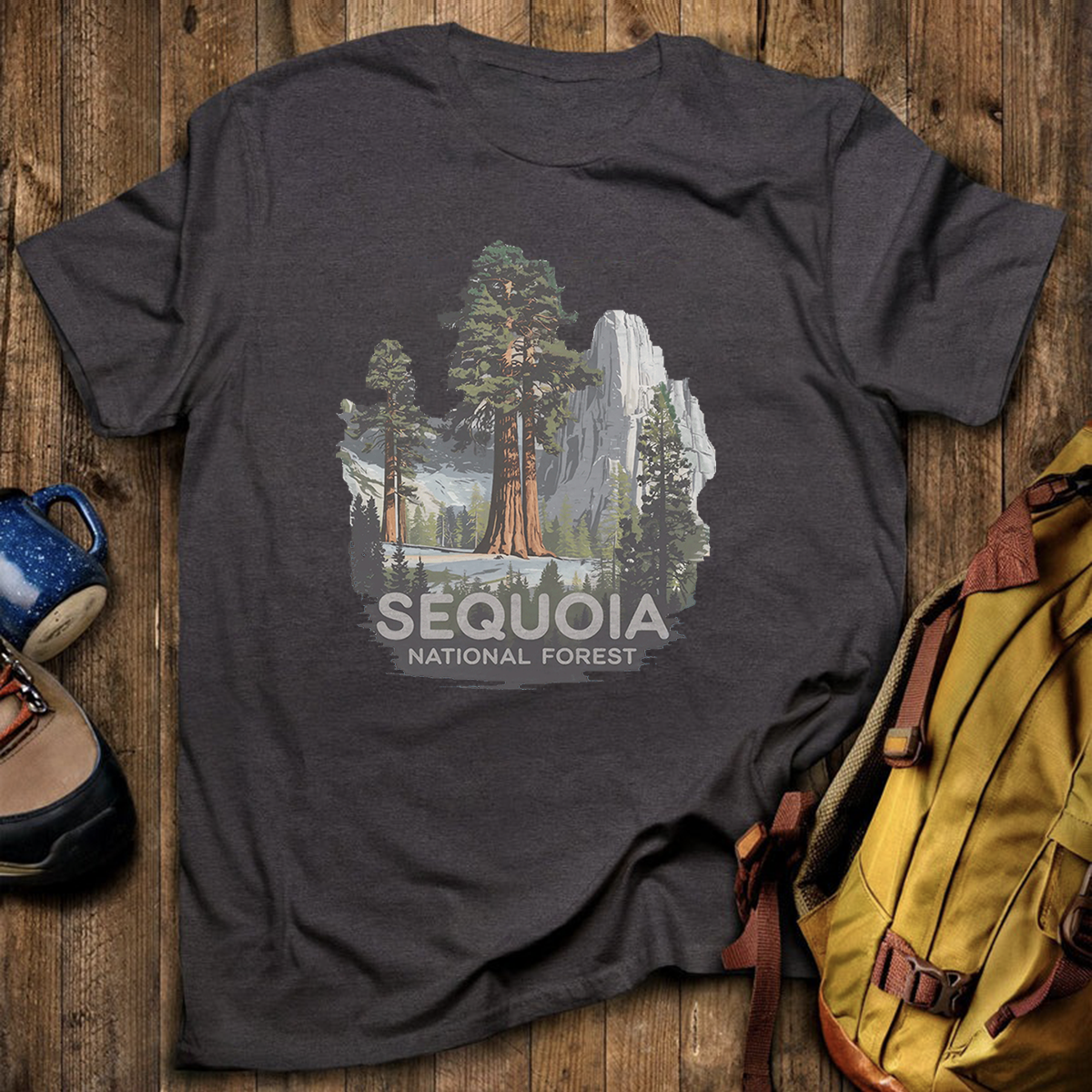 Sequoia National Forest Tee Cotton Classic T-Shirt