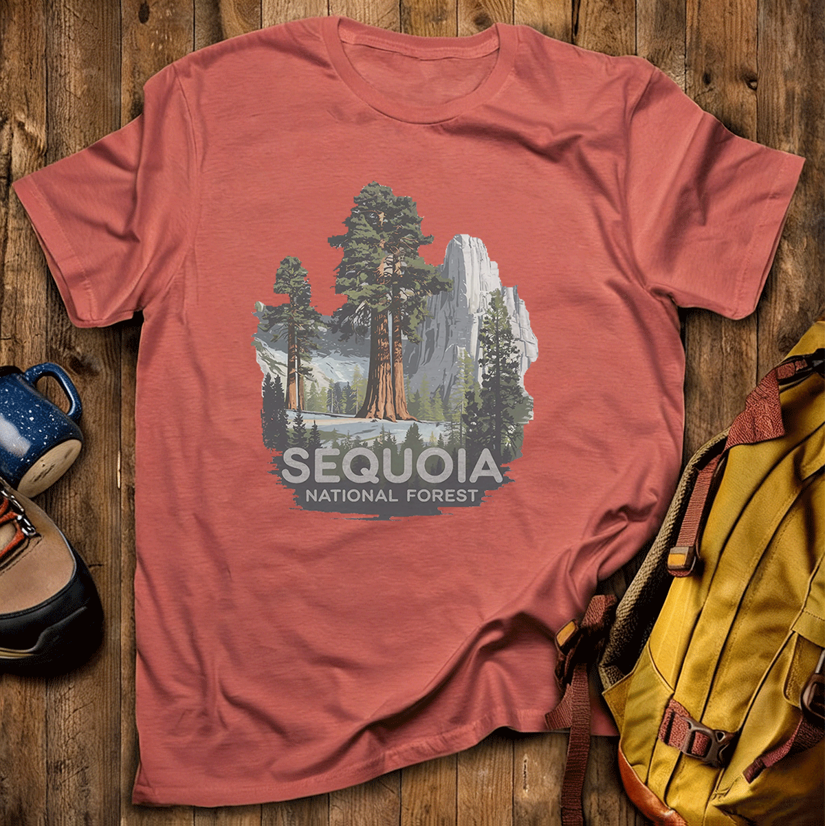 Sequoia National Forest Tee Cotton Classic T-Shirt