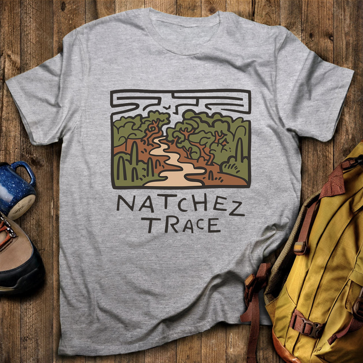 Natchez Trace Tee Cotton Classic T-Shirt