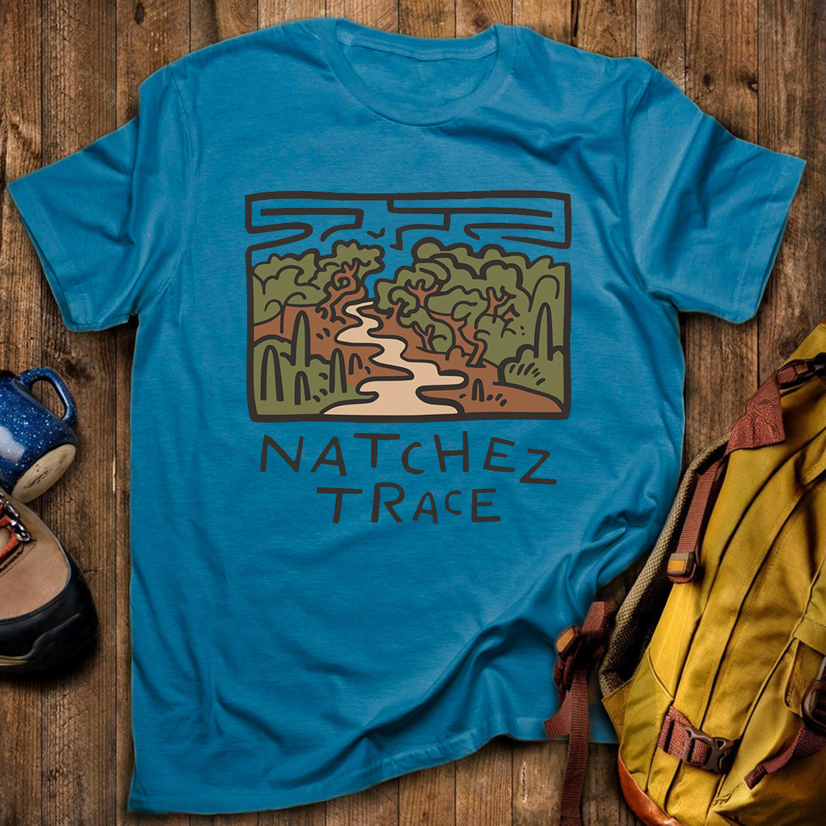 Natchez Trace Tee Cotton Classic T-Shirt