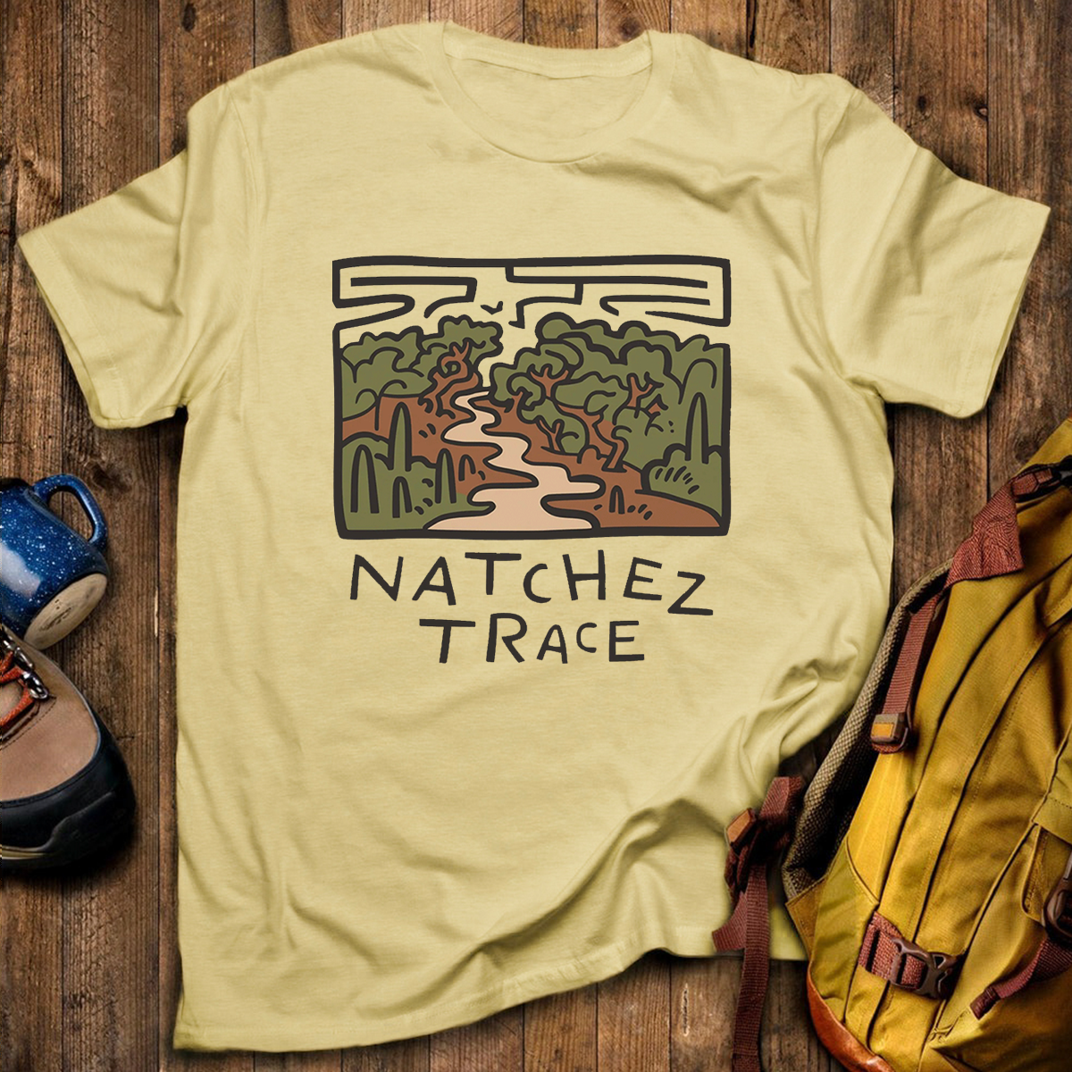Natchez Trace Tee Cotton Classic T-Shirt
