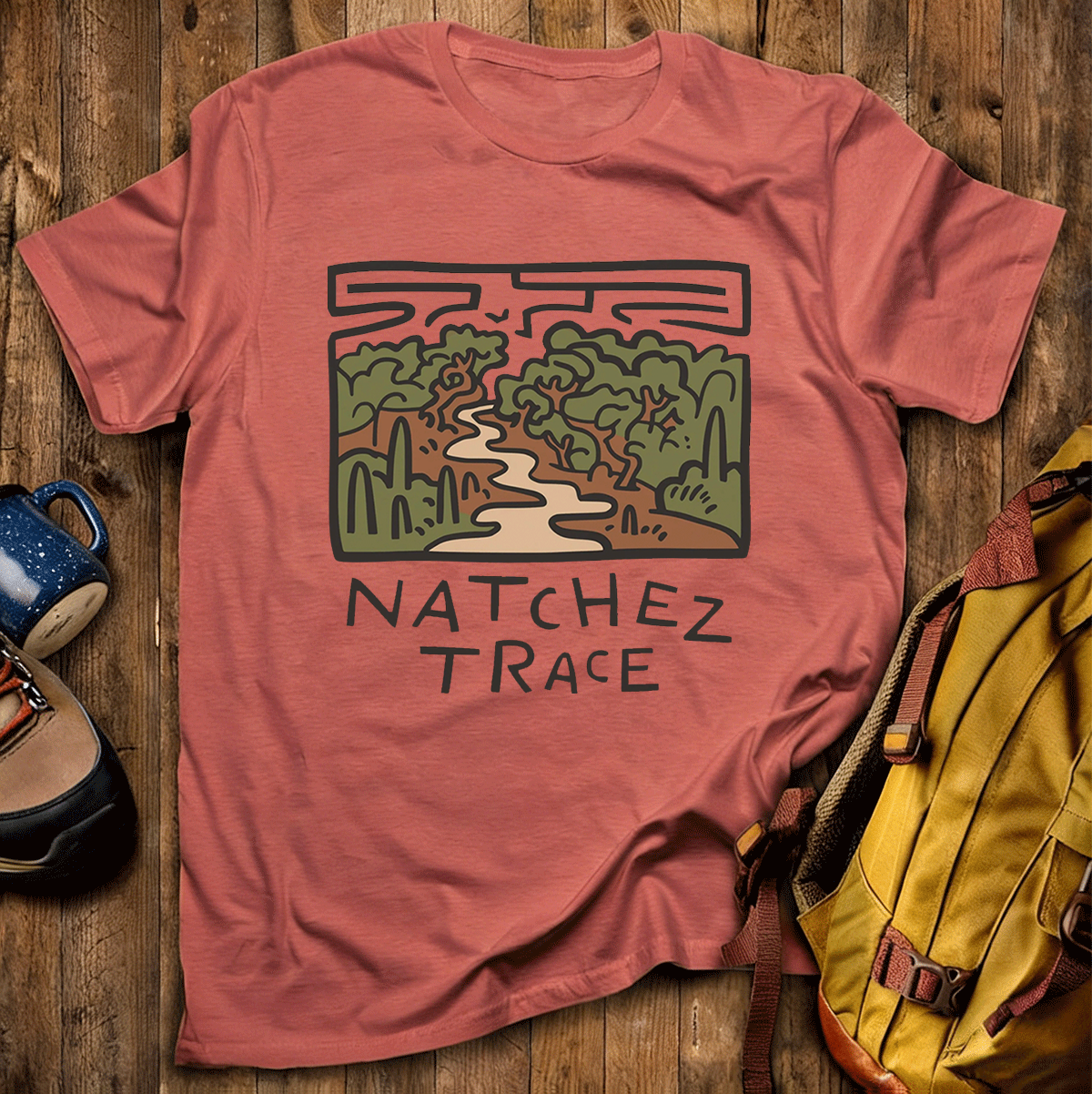 Natchez Trace Tee Cotton Classic T-Shirt