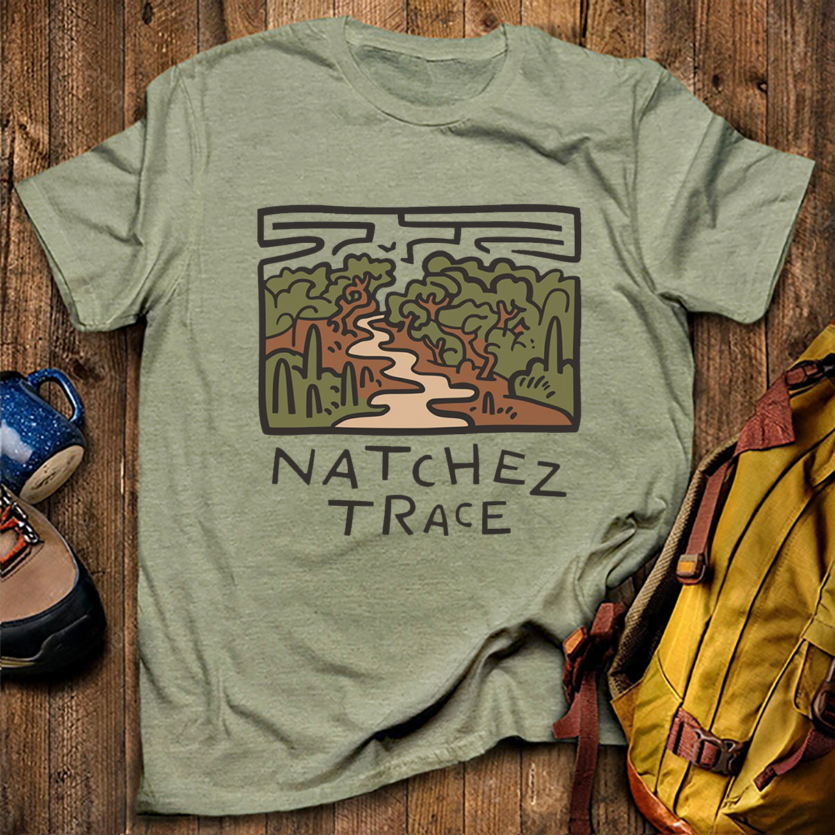 Natchez Trace Tee Cotton Classic T-Shirt