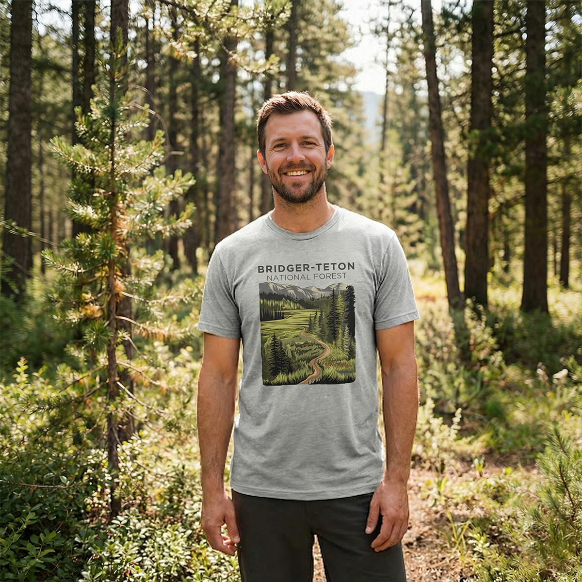 Bridger-Teton National Forest Tee Cotton Classic T-Shirt