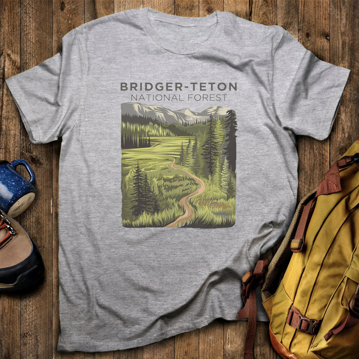 Bridger-Teton National Forest Tee Cotton Classic T-Shirt