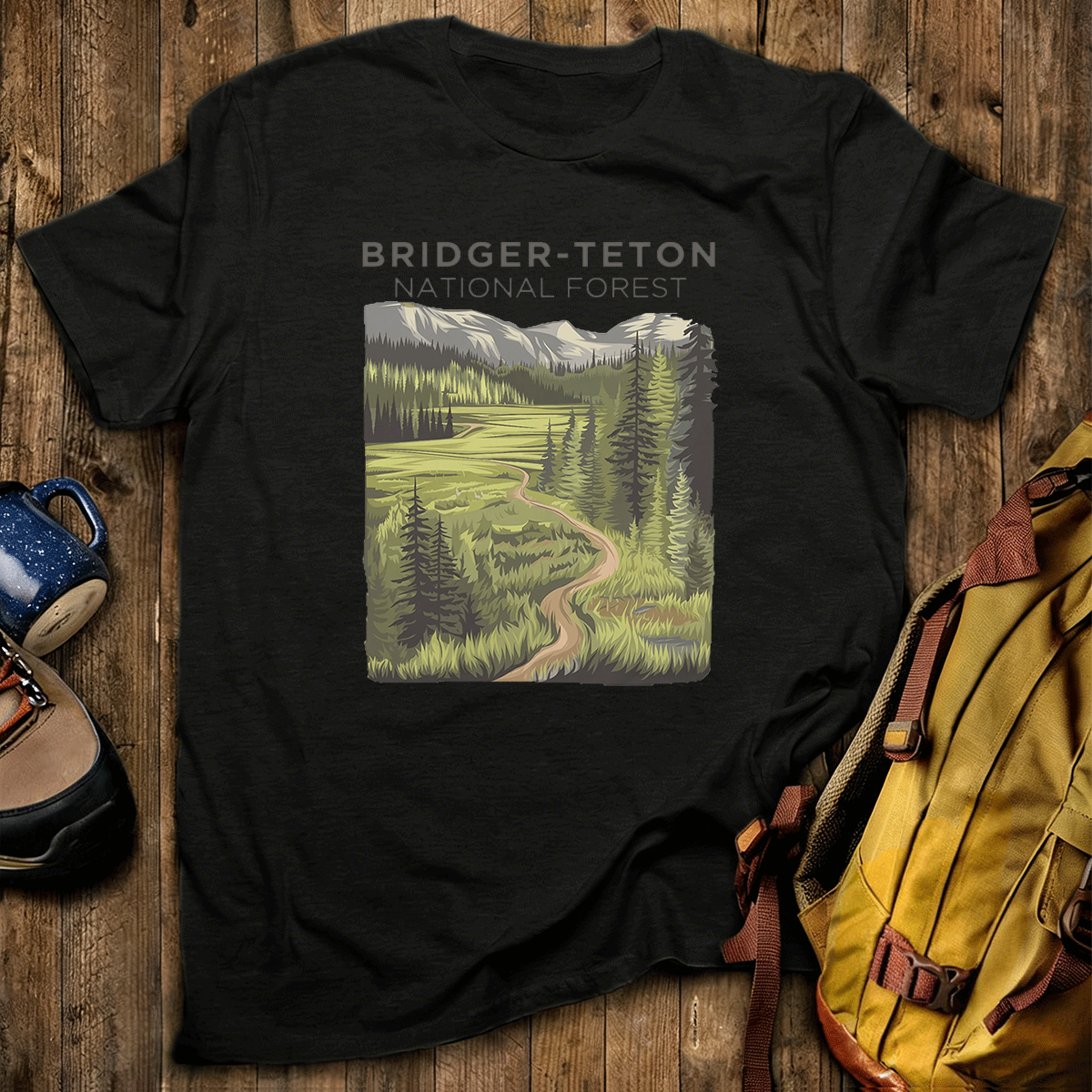 Bridger-Teton National Forest Tee Cotton Classic T-Shirt