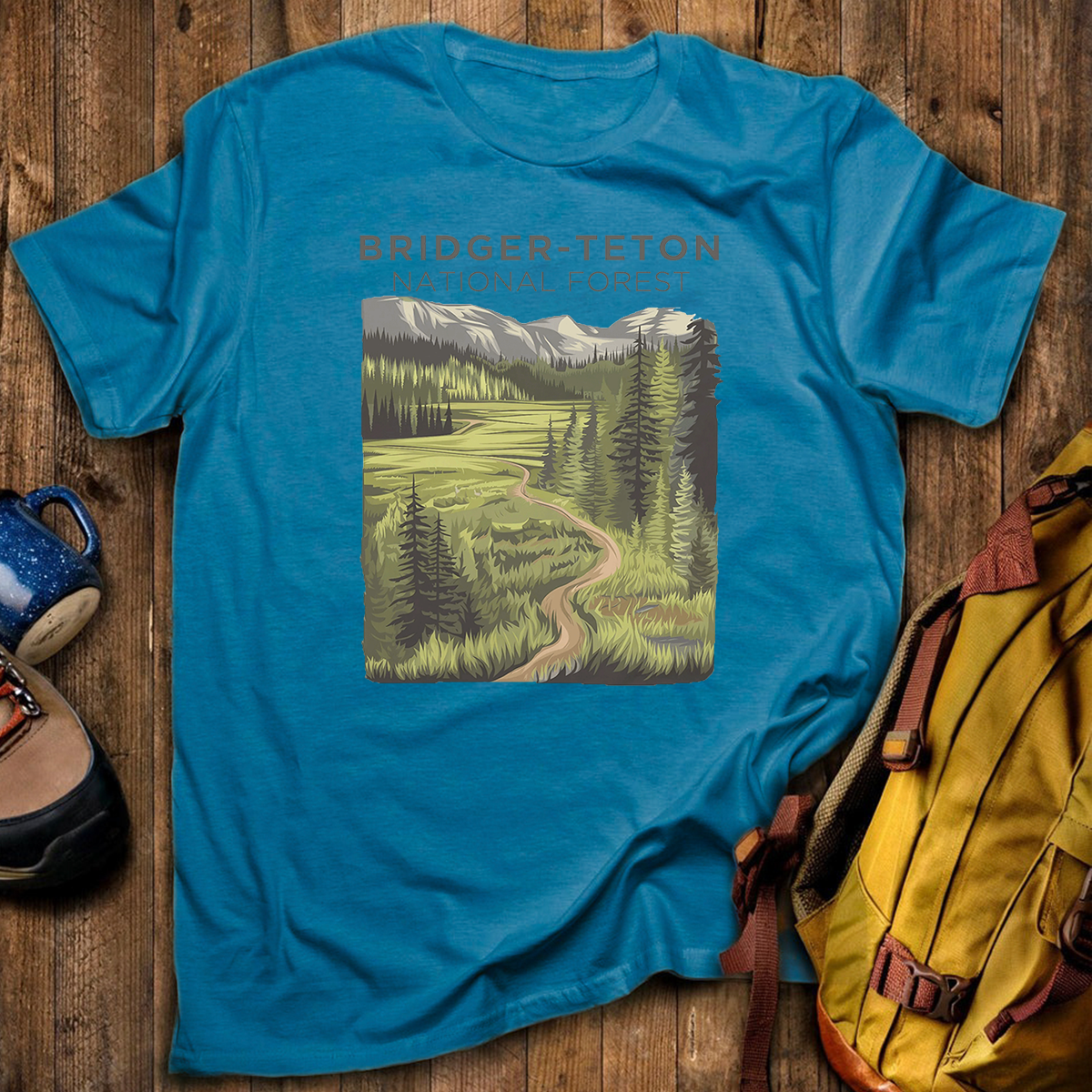 Bridger-Teton National Forest Tee Cotton Classic T-Shirt