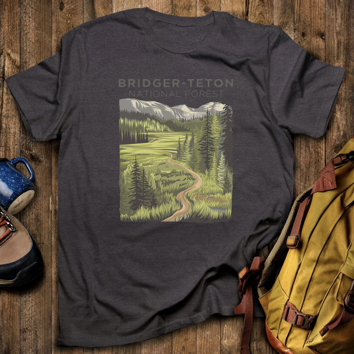 Bridger-Teton National Forest Tee Cotton Classic T-Shirt