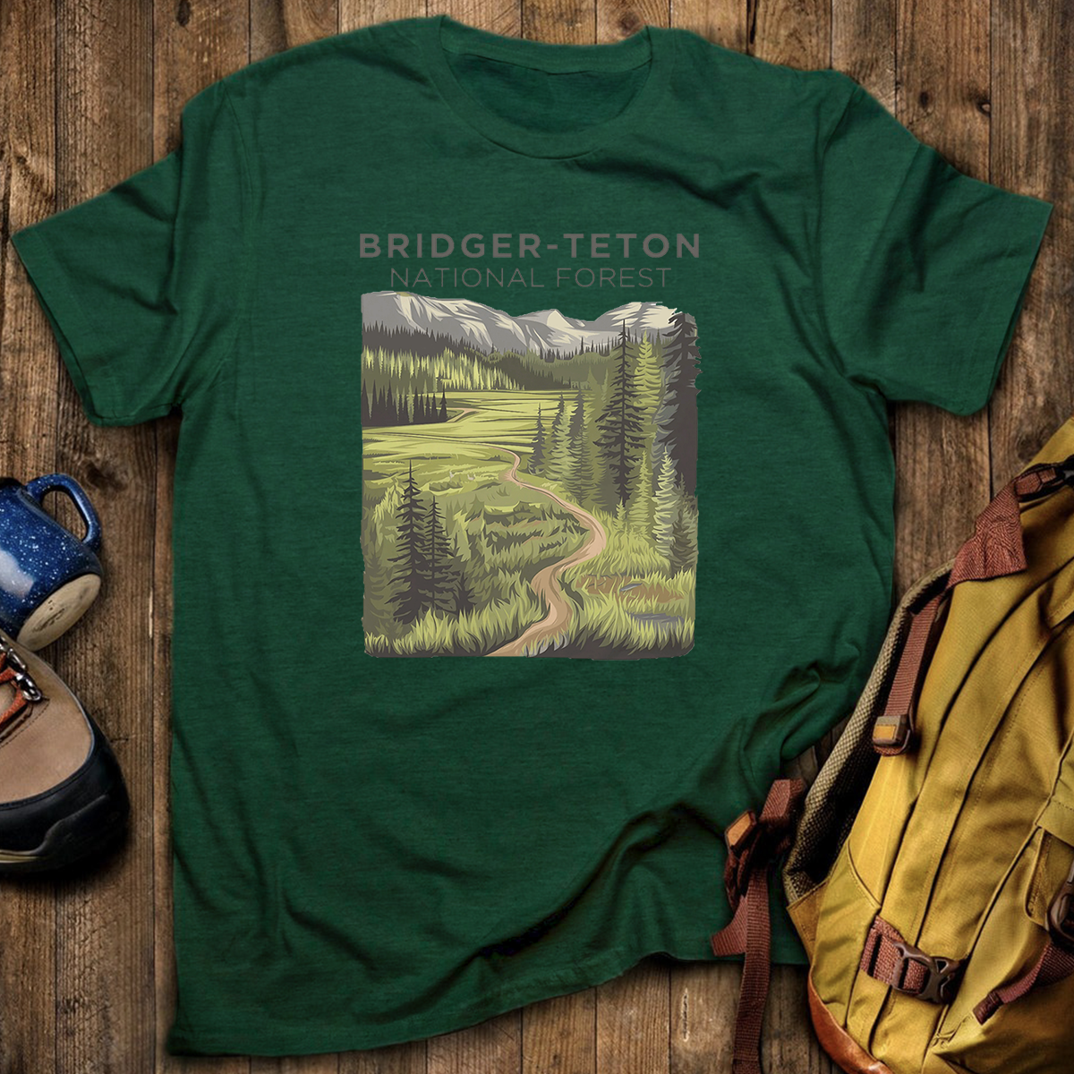 Bridger-Teton National Forest Tee Cotton Classic T-Shirt