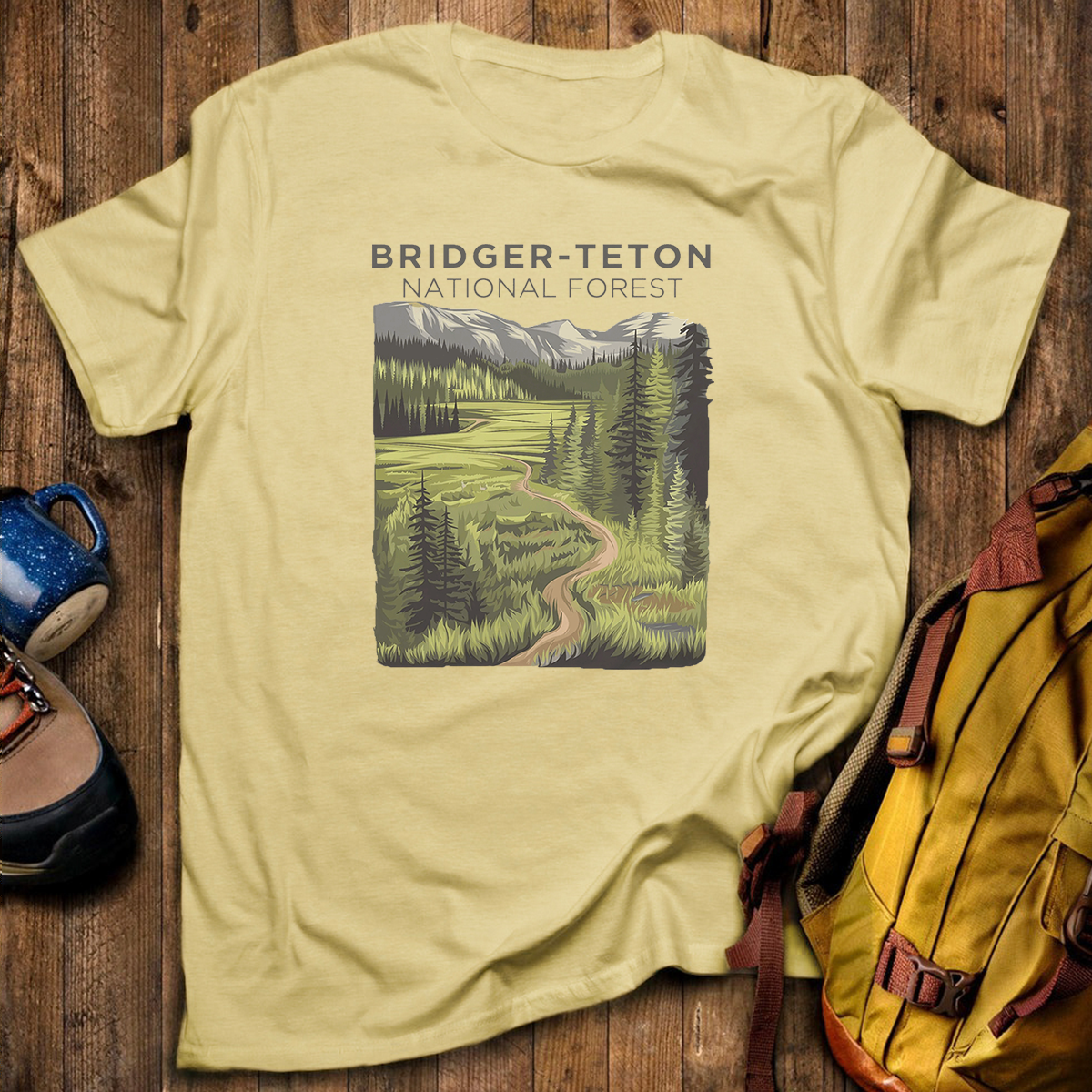 Bridger-Teton National Forest Tee Cotton Classic T-Shirt