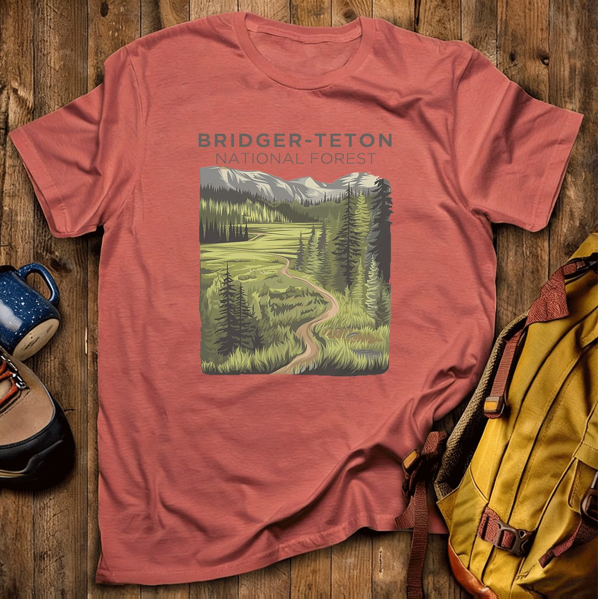 Bridger-Teton National Forest Tee Cotton Classic T-Shirt