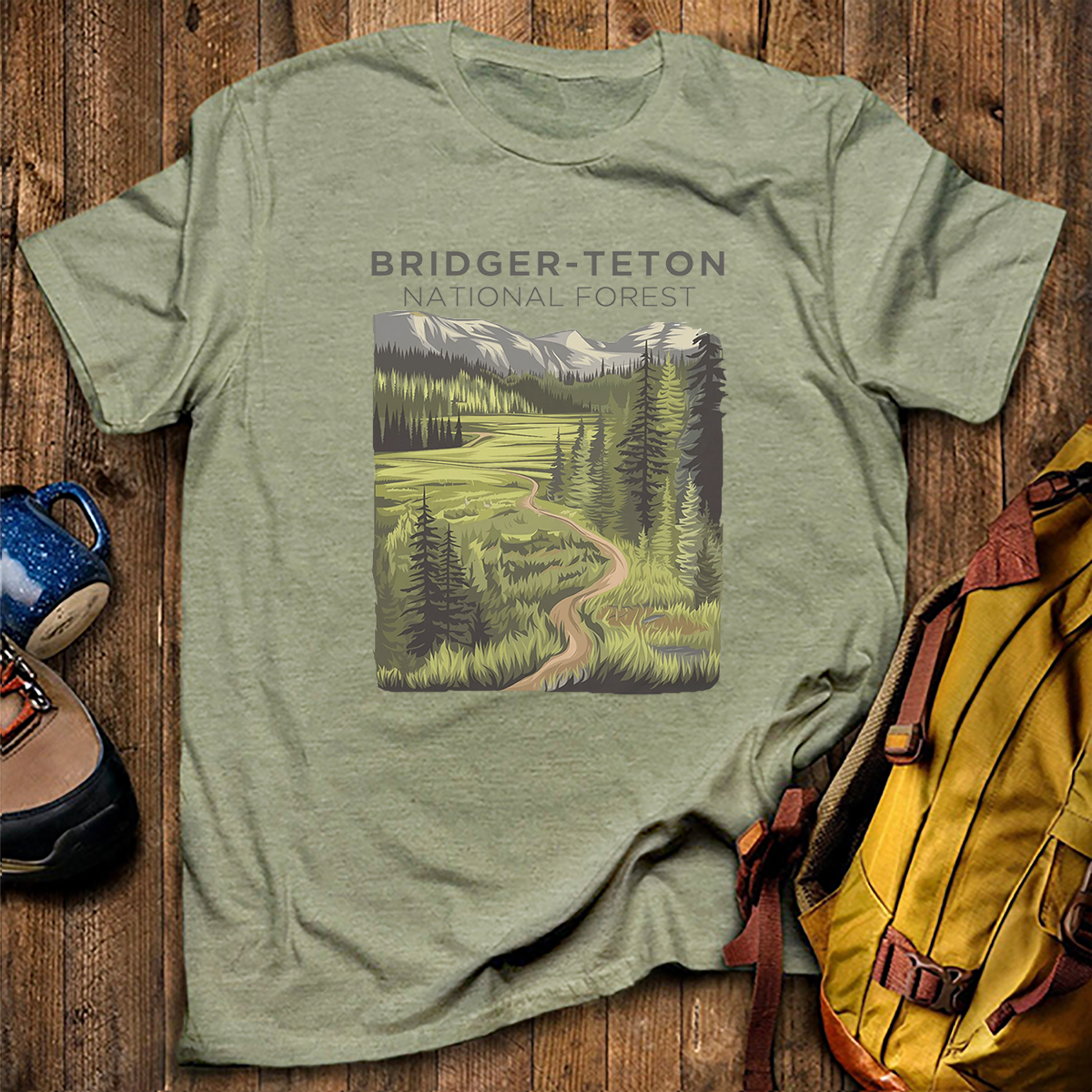 Bridger-Teton National Forest Tee Cotton Classic T-Shirt