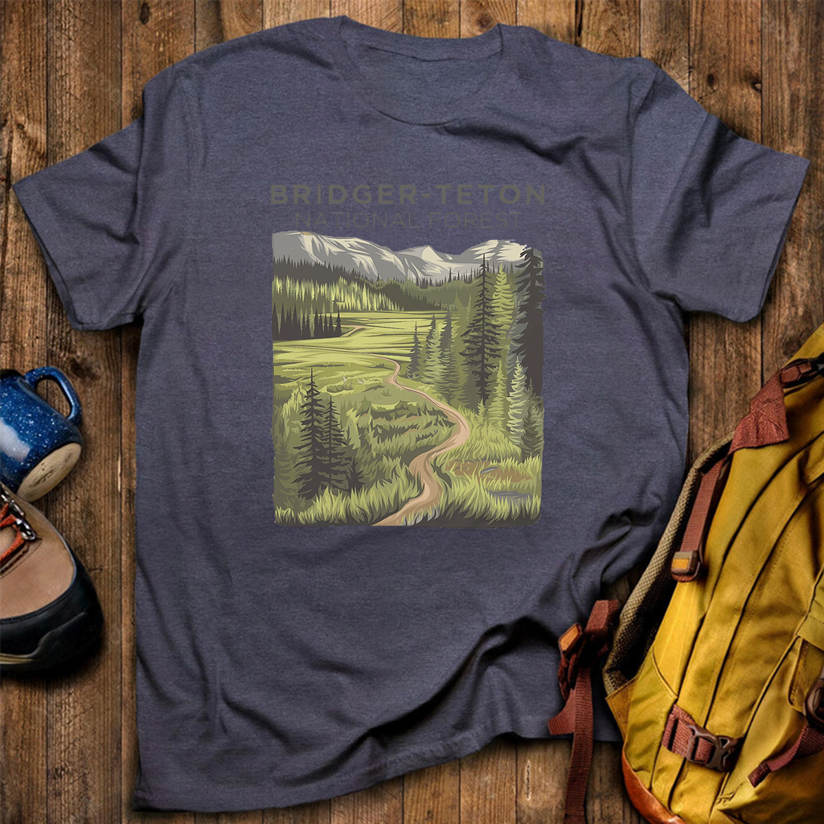 Bridger-Teton National Forest Tee Cotton Classic T-Shirt