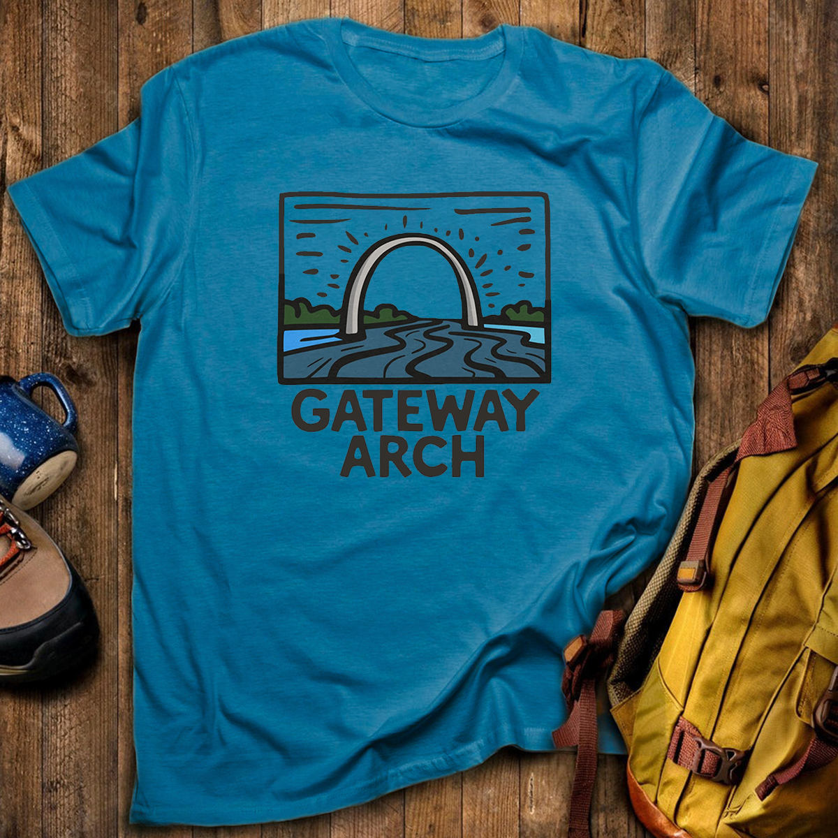 Gateway Arch National Park Tee Cotton Classic T-Shirt